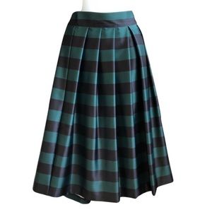 Cremieux Striped midi skirt